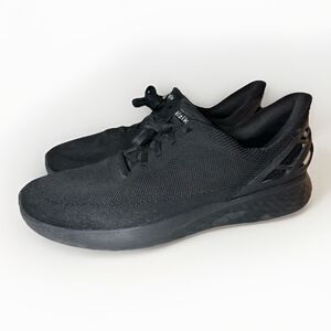 KIZIK‎ Athens Men's Size 15 Shoes All Black Hands-Free Slip On Casual Sneakers